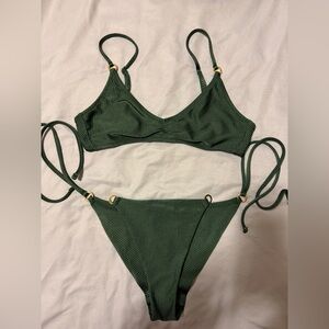 AE/Aerie bikinis- 4 bottoms, 3 tops. All size medium.